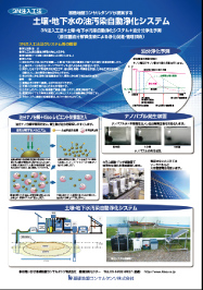 土壌・地下水の油汚染自動浄化システム3ン注入工法・表面