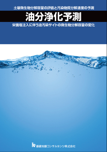 油分浄化予測・表紙デザイン